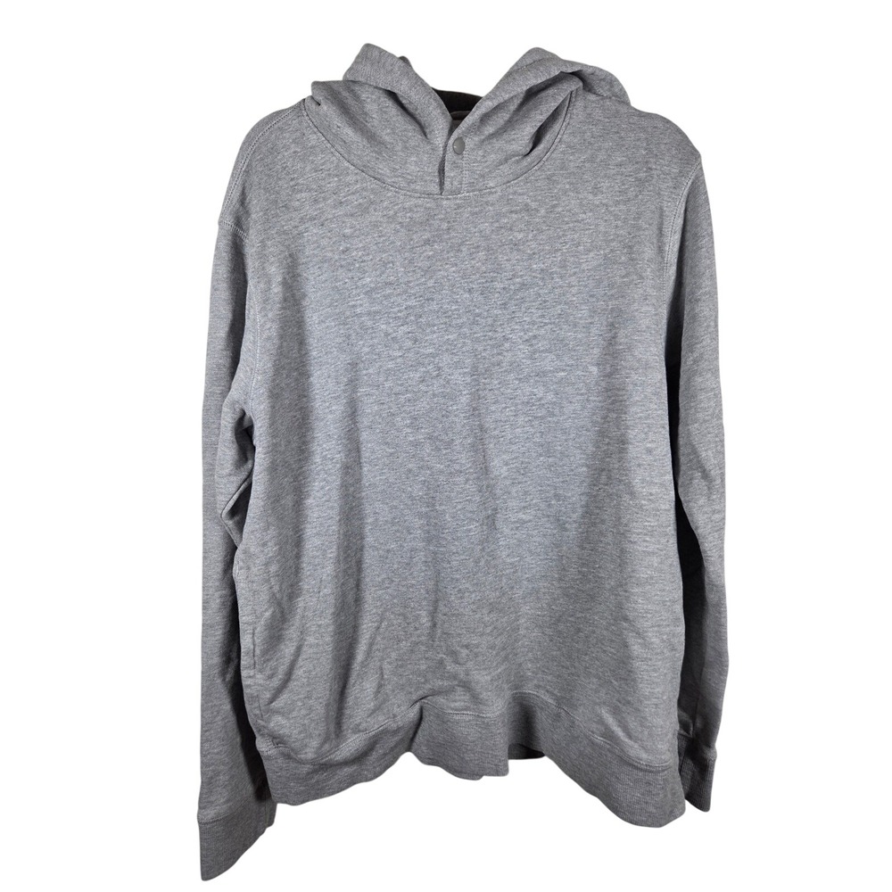 Outerknown Sur Sweatshirt Mens L Gray Hemp Cotton Pullover Hoodie Surf Casual